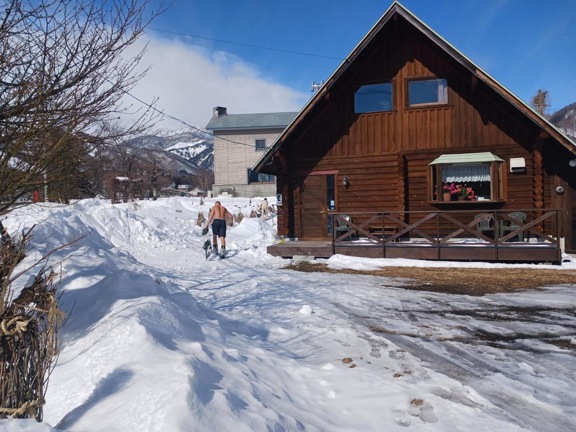 Log Cottage Villa Happo Хакуба Екстериор снимка